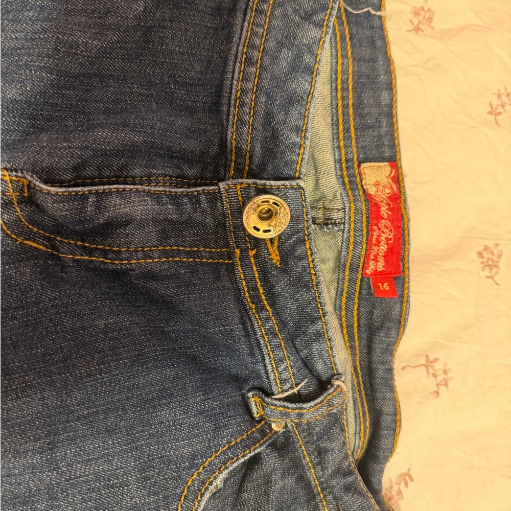 Apple Bottoms Women's Denim Jeans with Gold Accents - Picture 5 of 9